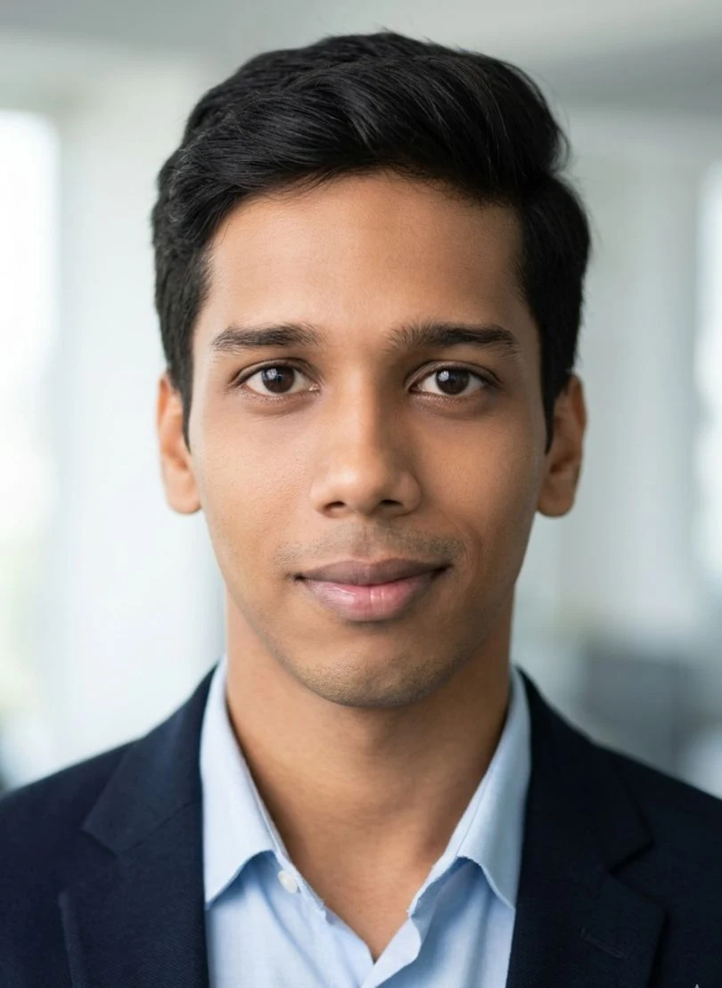 Portrait of Hamza Feroz